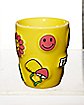Smiley Face Icons Shot Glass - 2 oz.