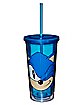 Winking Sonic Cup with Straw 20 oz. - Sonic the Hedgehog