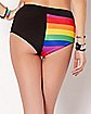 Rainbow Pride Booty Shorts