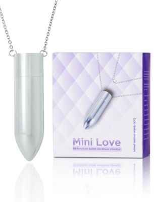 Mini Love 10-Function Waterproof Bullet Necklace Vibrator