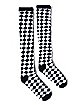 Checkered Diamond Knee High Socks