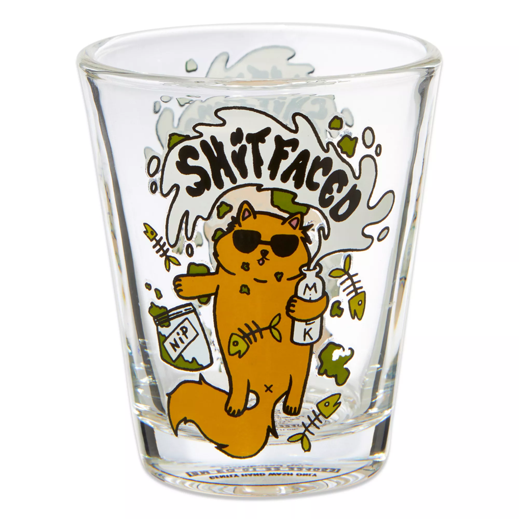 Shitfaced Cat Shot Glass - 2 oz. at Spencer's