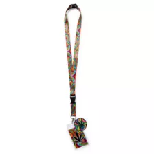 Trippy Leaf Lanyard at Spencer's