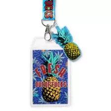 Fresh Out of Fucks Pineapple Lanyard at Spencer's