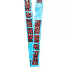 Fresh Out of Fucks Pineapple Lanyard at Spencer's