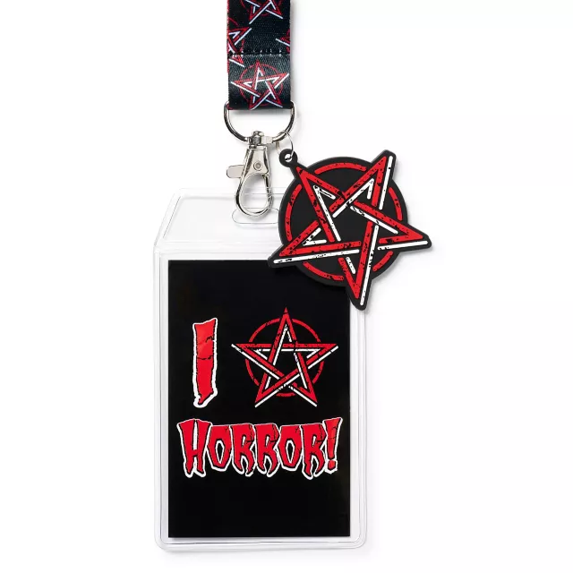 I Love Horror Lanyard at Spencer's