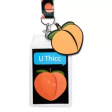 Thicc Peach Lanyard at Spencer's