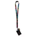 Swirly Rainbow Leaf Lanyard at Spencer's