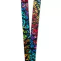 Swirly Rainbow Leaf Lanyard at Spencer's