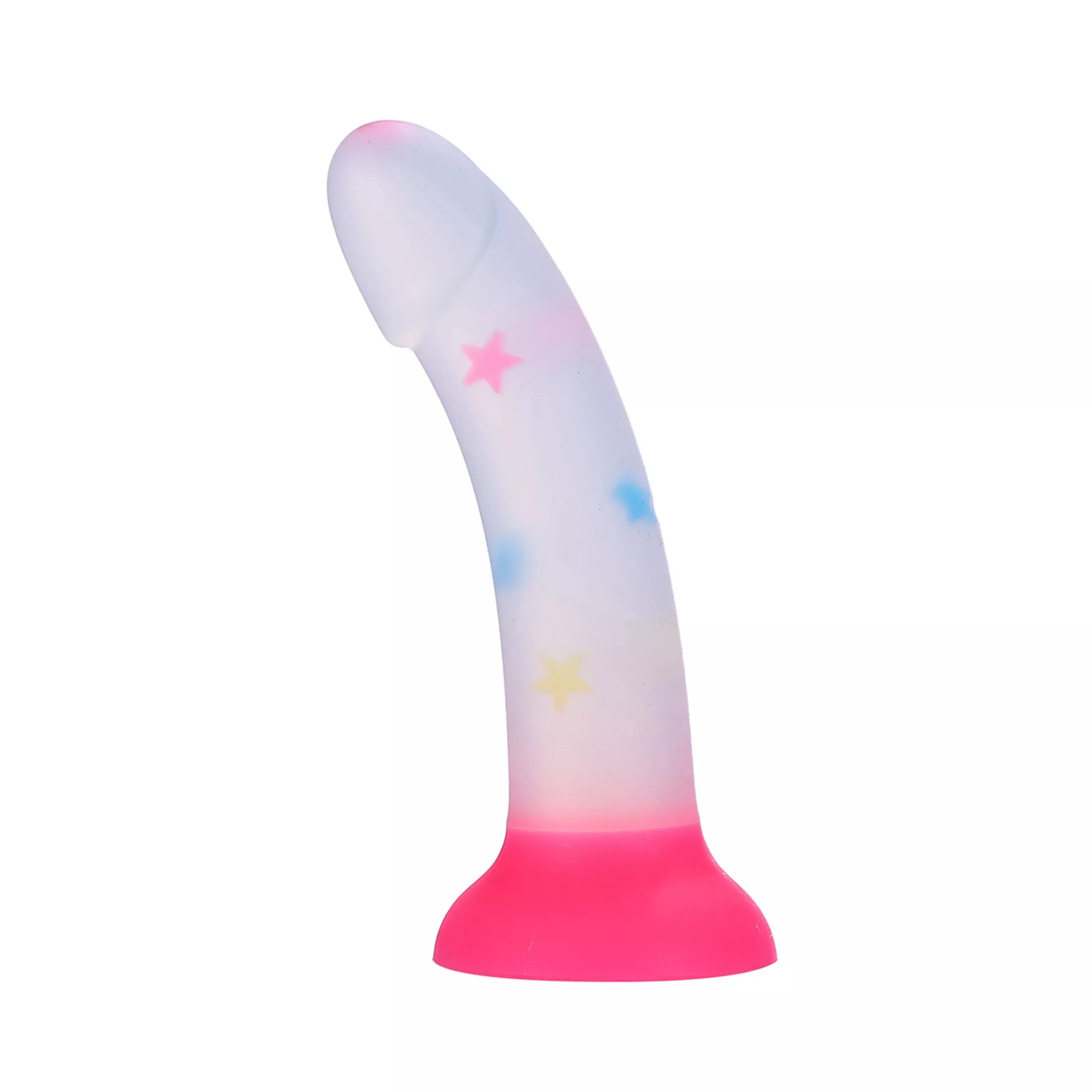 Glow in the Dark Star Struck Suction Cup Confetti Dildo - Hott Love Extreme at Spencer's