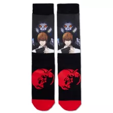 Light and Ryuk Death Note Crew Socks at Spencer's