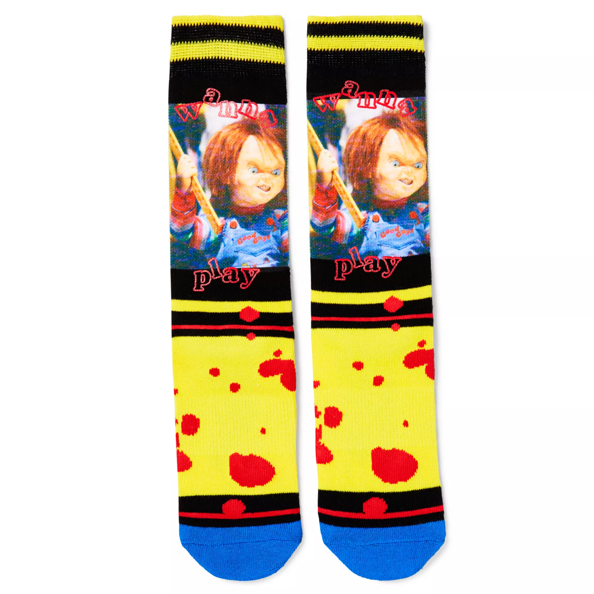 Chucky Crew Socks - Child's Play at Spencer's