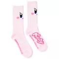 Pink Kirby Athletic Crew Socks at Spencer's