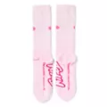 Pink Kirby Athletic Crew Socks at Spencer's