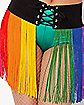 Rainbow Fringe Skirt