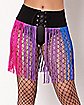 Bisexual Colors Fringe Skirt