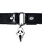 Ghost Face O-Ring Choker Necklace