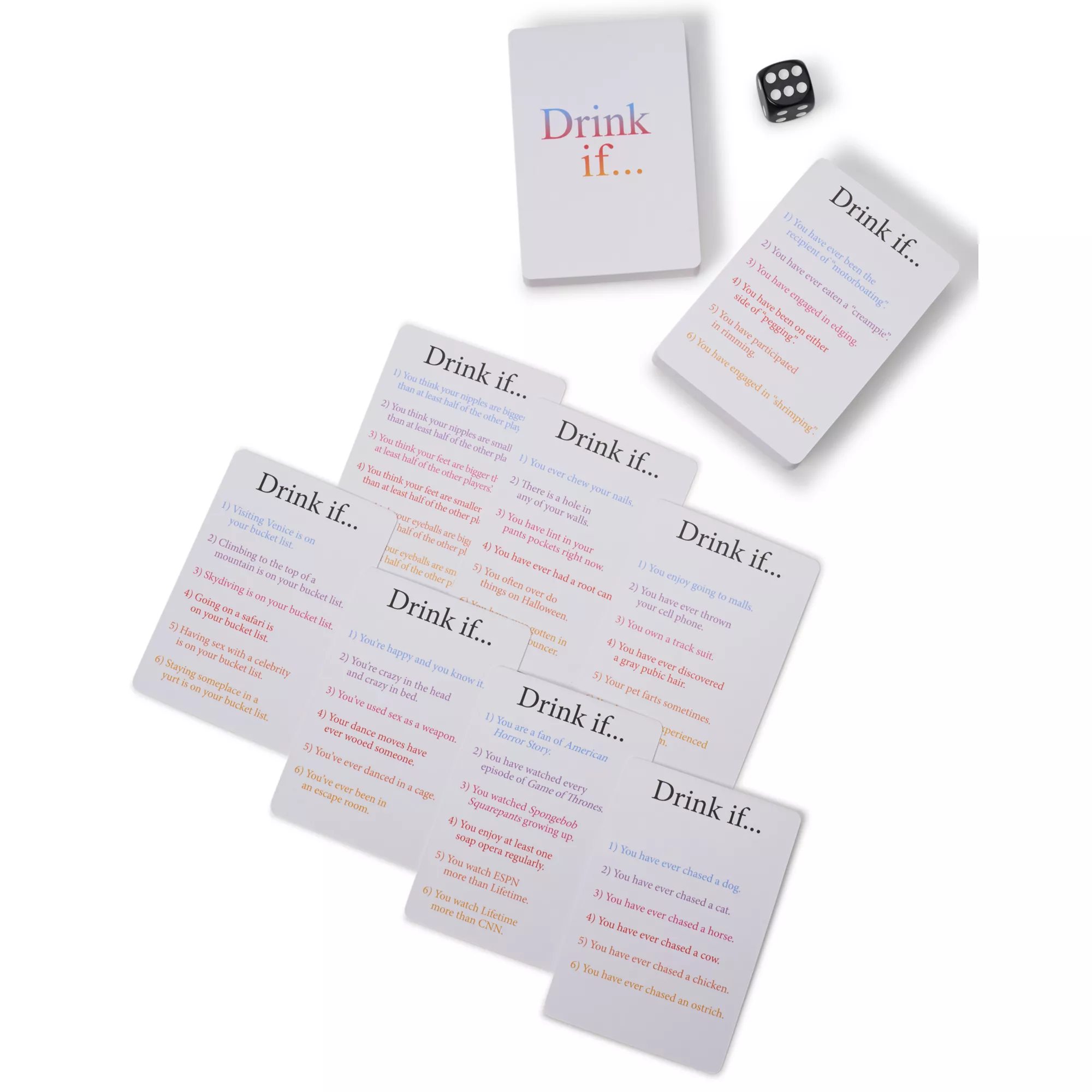 Drink If... Card Game at Spencer's