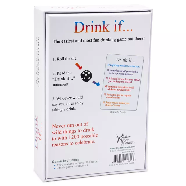 Drink If... Card Game at Spencer's