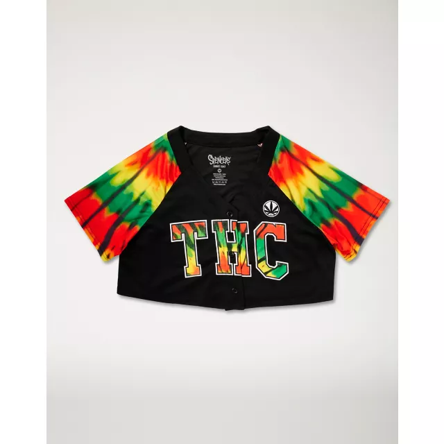 Rasta THC Crop Top Jersey at Spencer's