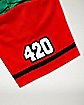 Rasta 420 Blunt Baseball Jersey