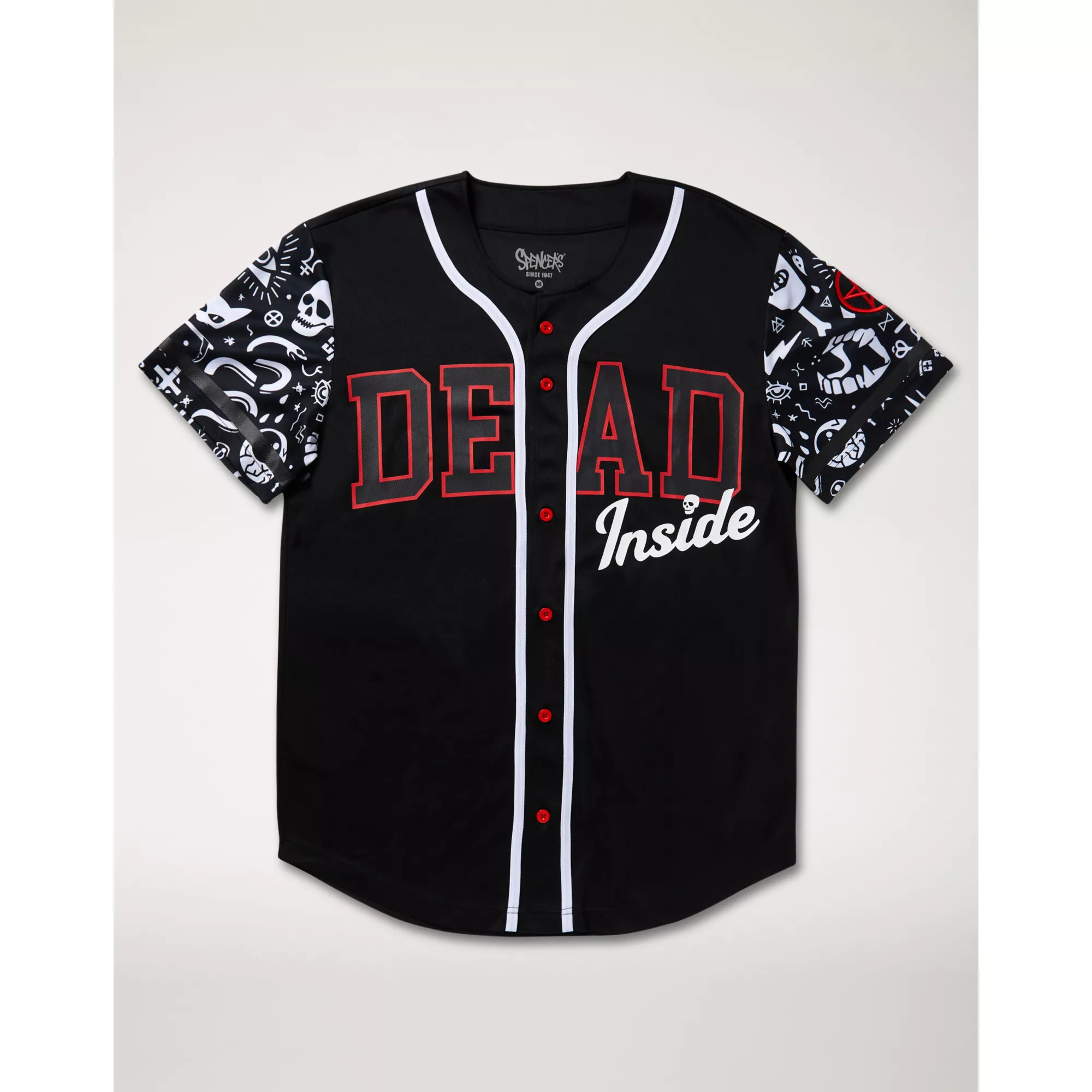 Dead Inside Baseball Jersey at Spencer's