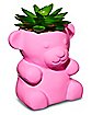 Pink Gummy Bear Planter