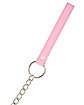 Pink Kitty Collar Choker Necklace with Leash