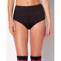 Solid Black Booty Shorts at Spencer's