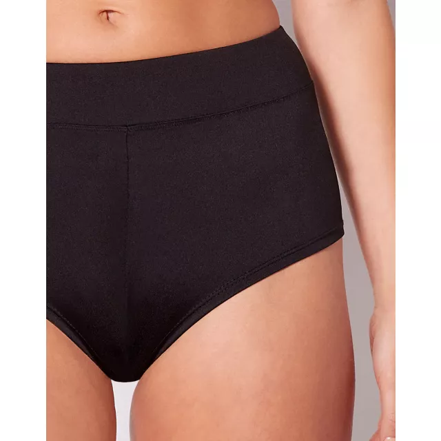 Solid Black Booty Shorts at Spencer's
