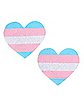 Transgender Pride Heart Nipple Pasties