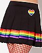 Rainbow Pride Flag Heart Skirt