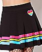 Pansexual Flag Heart Skirt