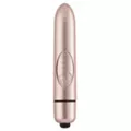 Rose Goldtone Precious Metal 10-Function Waterproof Bullet Vibrator 3.5 Inch - Hott Love at Spencer's