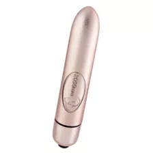 Rose Goldtone Precious Metal 10-Function Waterproof Bullet Vibrator 3.5 Inch - Hott Love at Spencer's
