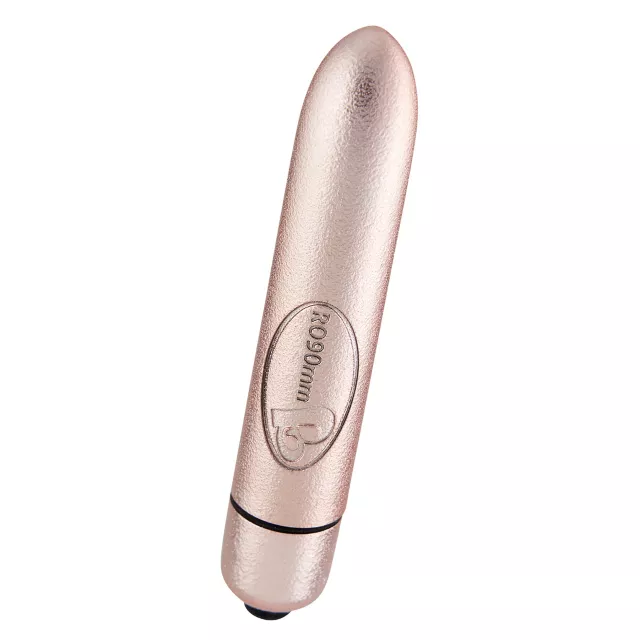 Rose Goldtone Precious Metal 10-Function Waterproof Bullet Vibrator 3.5 Inch - Hott Love at Spencer's