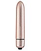 Rose Gold Precious Metal 10-Function Waterproof Bullet Vibrator 3.5 Inch - Hott Love
