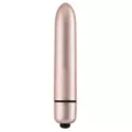 Rose Goldtone Precious Metal 10-Function Waterproof Bullet Vibrator 3.5 Inch - Hott Love at Spencer's