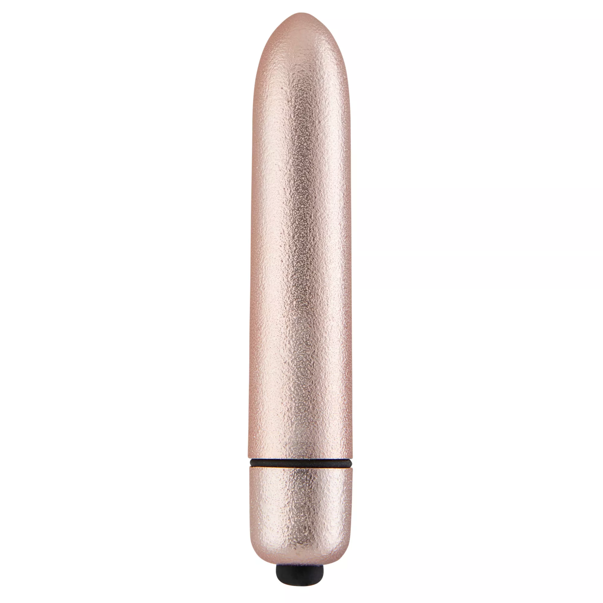 Rose Goldtone Precious Metal 10-Function Waterproof Bullet Vibrator 3.5 Inch - Hott Love at Spencer's