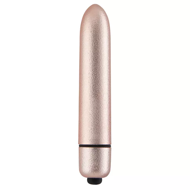 Rose Goldtone Precious Metal 10-Function Waterproof Bullet Vibrator 3.5 Inch - Hott Love at Spencer's