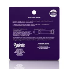 Blue Precious Metal 10-Function Waterproof Bullet Vibrator - 3.5 Inch at Spencer's