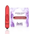 Red Precious Metal 10-Function Waterproof Bullet Vibrator - 3.5 Inch at Spencer's