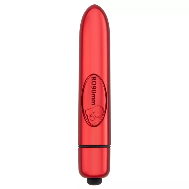 Red Precious Metal 10-Function Waterproof Bullet Vibrator - 3.5 Inch at Spencer's