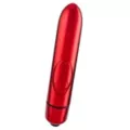 Red Precious Metal 10-Function Waterproof Bullet Vibrator - 3.5 Inch at Spencer's