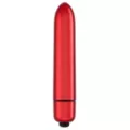 Red Precious Metal 10-Function Waterproof Bullet Vibrator - 3.5 Inch at Spencer's