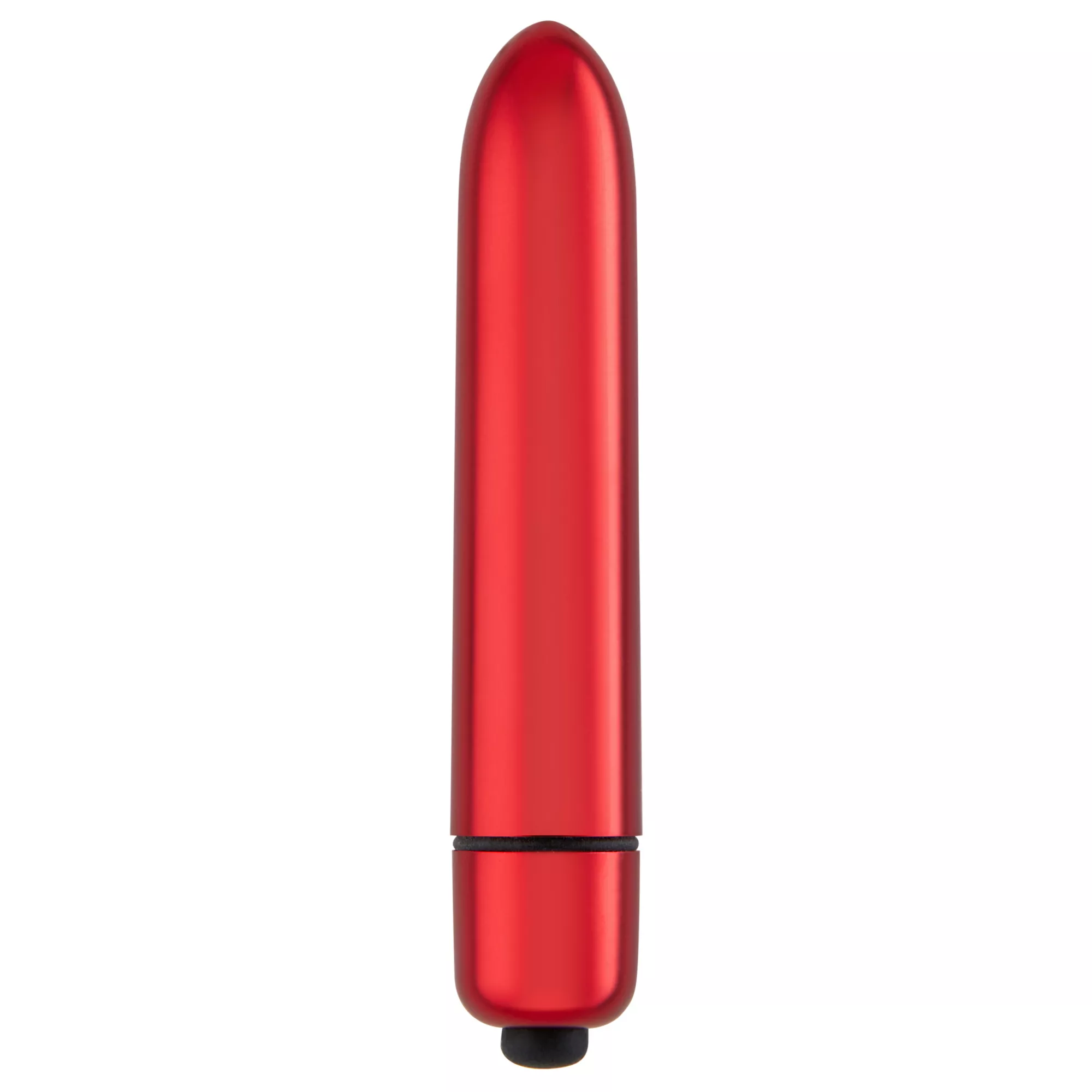 Red Precious Metal 10-Function Waterproof Bullet Vibrator - 3.5 Inch at Spencer's