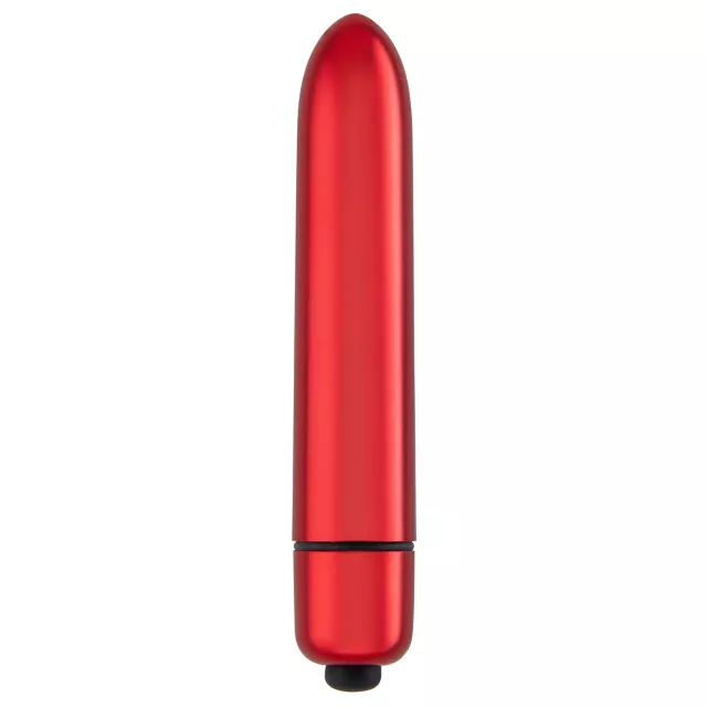 Red Precious Metal 10-Function Waterproof Bullet Vibrator - 3.5 Inch at Spencer's