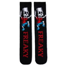 Freaky Bart Simpson Skeleton Crew Socks - The Simpsons at Spencer's