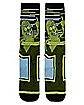Pickle Rick Athletic Crew Socks - Rick and Morty