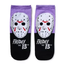 Horror Icons No Show Socks 5 Pack - Warner Brothers at Spencer's